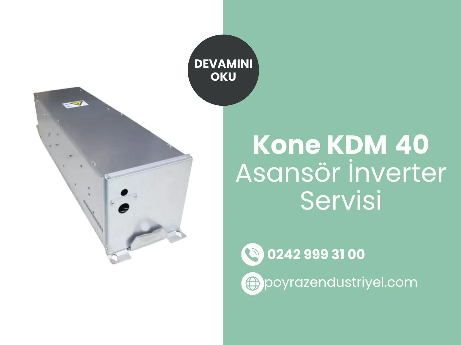 Kone Kdm 40 Asansör İnverter Servisi
